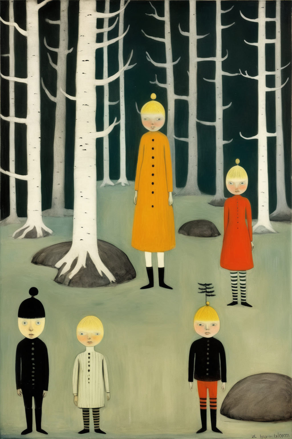 00577-2953030419-_lora_Tove Jansson Style_1_Tove Jansson Style - Wonderland, in the style of Hugo Simberg and Pekka Halonen and Hjalmar Munsterhj.png
